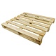 Eenmalige pallet 1200x1000x120mm - hout
