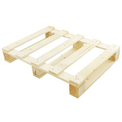 Demi-palette en bois 800x600x120mm - 250 kg, neuve