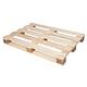 Palette perdue en bois, de dimensions 1200x800x123mm