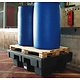 Bac de rétention en plastique 1310x910x380mm - support 2 barils