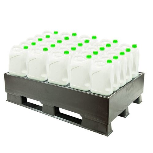 Palette plastique de rétention 1200x800x310mm - avec grille