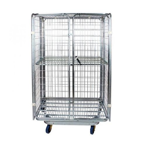 Anti-diefstal rolcontainer 4-heks nestbaar, 1200x800x1800mm