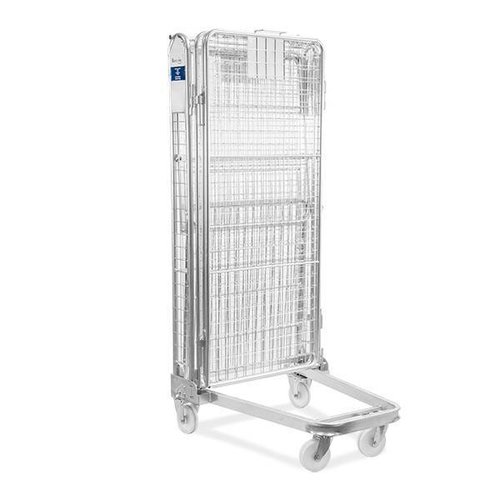 Anti-diefstal rolcontainer 4-heks 850x735x1690mm - A-frame, nestbaar, gebruikt