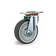 Roulette pivotante thermoplastique 100 mm pour chariot industriel