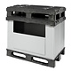 Caisse palette industrielle pliable en plastique, 1227x1027x965mm