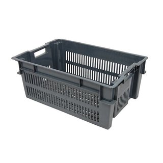 Draaistapelbak 600x400x230mm - geperforeerd