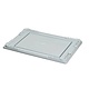 Couvercle en plastique pour bacs de stockage 600x400x10mm