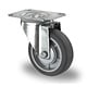 Zwenkwiel PP/TPR Ø 100 mm - met kogellager, 135 kg