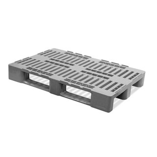 H1 Hygiëne pallet 1200x800x160mm - 1250 kg, open dek, opstaande rand