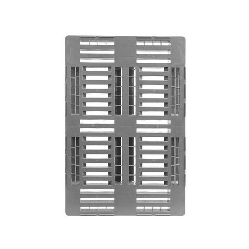 Palette plastique hygiène H1 1200x800x160mm - 1250 kg, pont supérieur ouvert