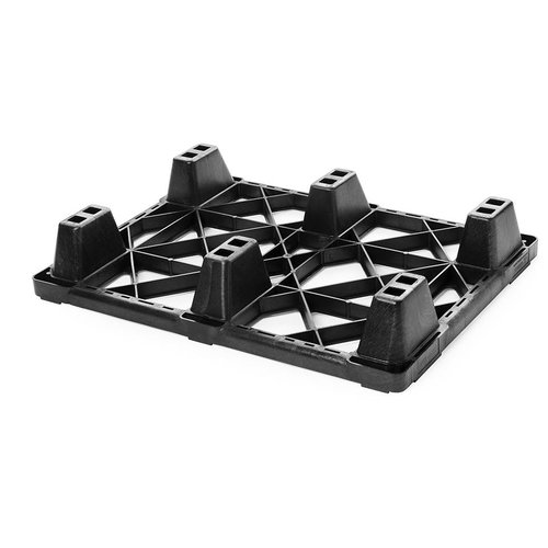 Kunststof display pallet 800x600x130mm - 1000 kg, nestbaar