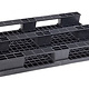 Zware kunststof pallet 1200x1000x150mm - 1500 kg, gesloten dek, opstaande rand
