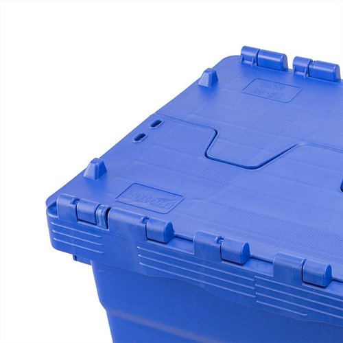 Bac en plastique avec couvercle, empilable  400x300x320mm