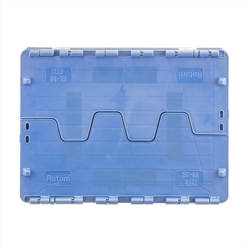 Bac en plastique avec couvercle, empilable  400x300x320mm