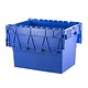 Bac de transport plastique avec couvercle, empilable  600x400x416mm
