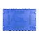Bac de transport plastique avec couvercle, empilable  600x400x416mm