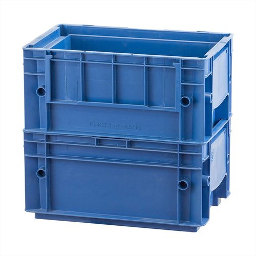 Caisse empilable RL-KLT 3215 de dimensions 297x198x147,5mm - bleue