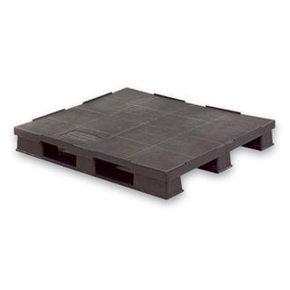 Palette plastique, plancher plein 1200x1000x150mm, empilable