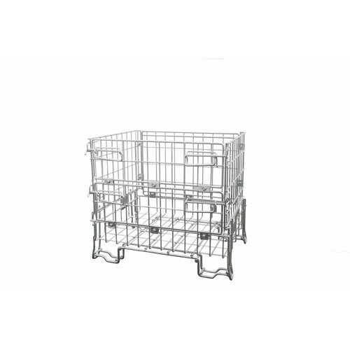 Draadcontainer 800x600x700mm - inklapbaar, verzinkt