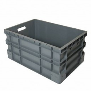 Euronorm stapelbak 600x400x290mm - 55 liter, gesloten