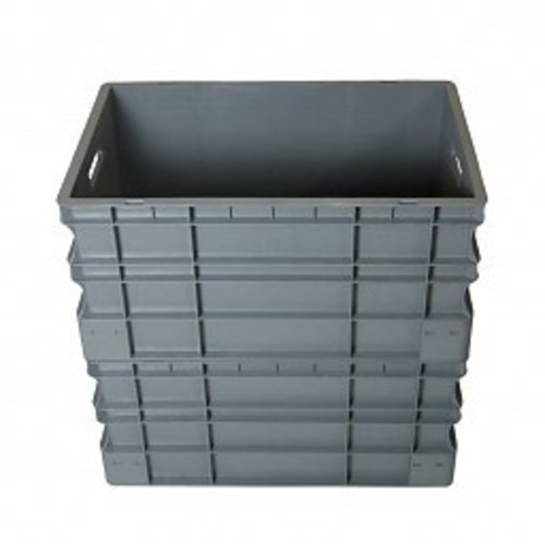 Euronorm stapelbak 600x400x290mm - 55 liter, gesloten