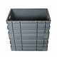 Euronorm stapelbak 600x400x290mm - 55 liter, gesloten