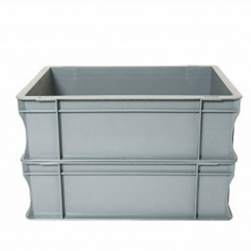 Euronorm stapelbak 400x300x120mm - 10 liter, gesloten