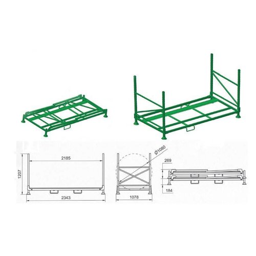 Bandenrek banden trucks 2343x1078x1207mm - stapelbaar