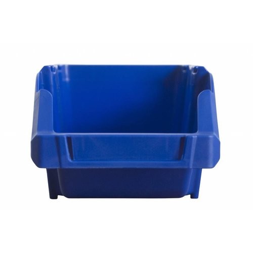 Magazijnbak 195x125x100mm - stapelbaar, met grijpopening