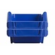 Magazijnbak 195x125x100mm - stapelbaar, met grijpopening