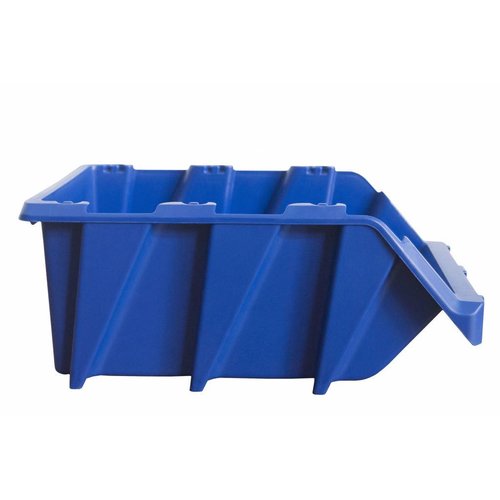 Magazijnbak 490x310x195mm - stapelbaar, met grijpopening