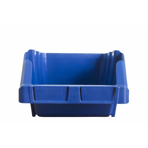 Magazijnbak 490x310x195mm - stapelbaar, met grijpopening