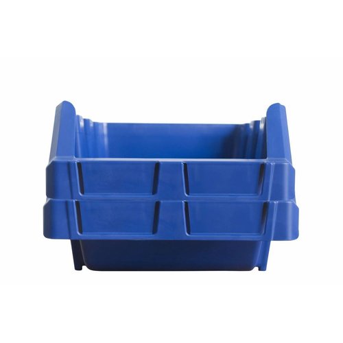 Magazijnbak 490x310x195mm - stapelbaar, met grijpopening