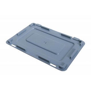 Euronorm deksel 300x200x16mm - kunststof, zonder scharnieren