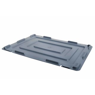 Euronorm deksel 400x300x19mm - kunststof, zonder scharnieren