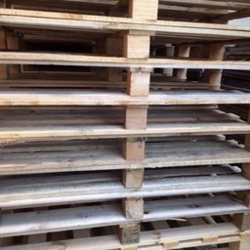 Eenmalige pallet 1200x1000x120mm - hout - gebruikt