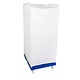 Rolcontainer hoes 820x730x1650mm - ondoorzichtig wit, 40 st. per doos