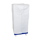 Housse de protection pour roll-conteneur 730x820x1460mm - blanc, utilisation multiple