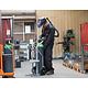 Steekwagen voor lasapparaat - steek 480x217/342mm - volgummi banden