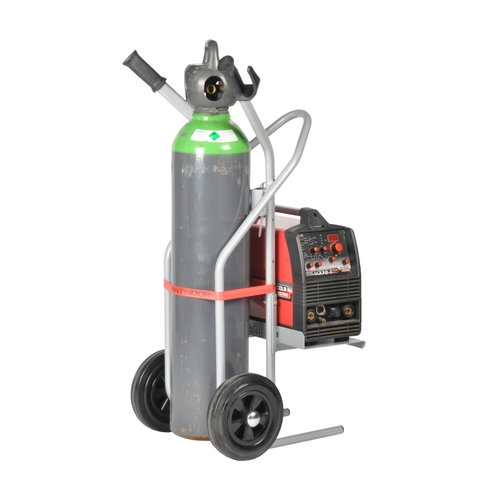 Steekwagen voor lasapparaat - steek 480x217/342mm - volgummi banden