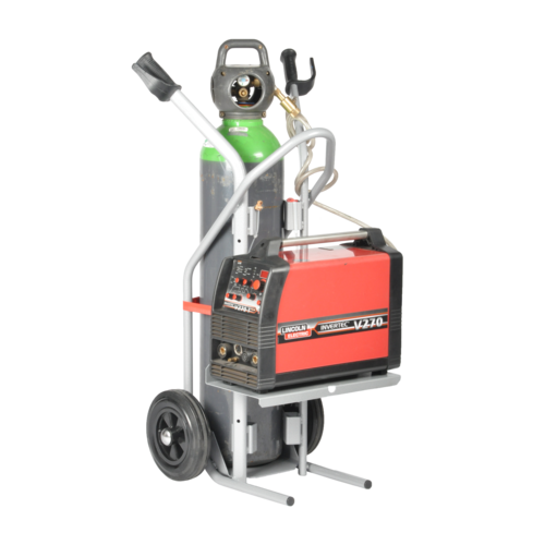Steekwagen voor lasapparaat - steek 480x217/342mm - volgummi banden