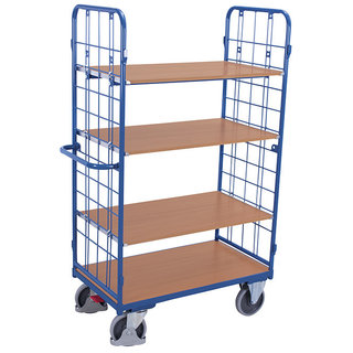 Etagewagen 1385x820x1820mm - 4 laadvlakken
