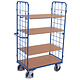 Etagewagen 1385x820x1820mm - 4 laadvlakken