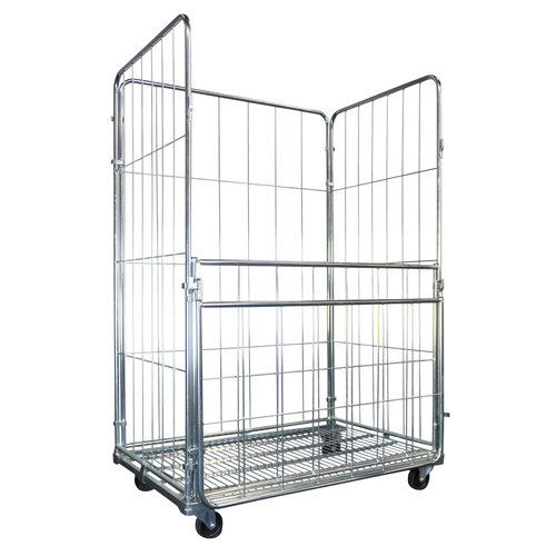 Wasserijcontainer 4-heks insteekhekken, 1200x800x1800mm