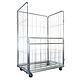 Wasserijcontainer 4-heks insteekhekken, 1200x800x1800mm