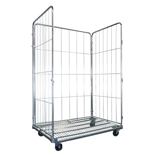 Wasserijcontainer 4-heks insteekhekken, 1200x800x1800mm