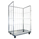 Wasserijcontainer 4-heks insteekhekken, 1200x800x1800mm