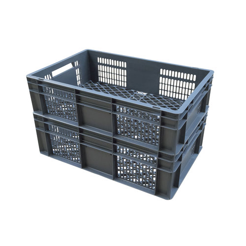 Euronorm stapelbak 600x400x200mm - geperforeerd