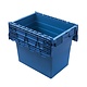 Bac de transport en plastique, empilable 600x400x516mm - capacité 95 litres