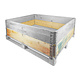 Rehausse palette en bois, d'occasion de dimensions 1200x1000 mm